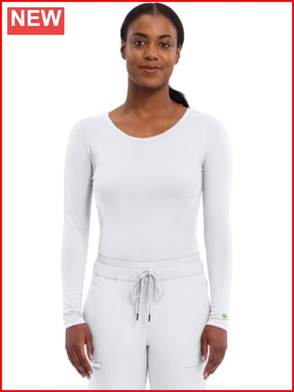 Healing Hands Melissa Long Sleeve Knit Underscrub Women's Scrub Top